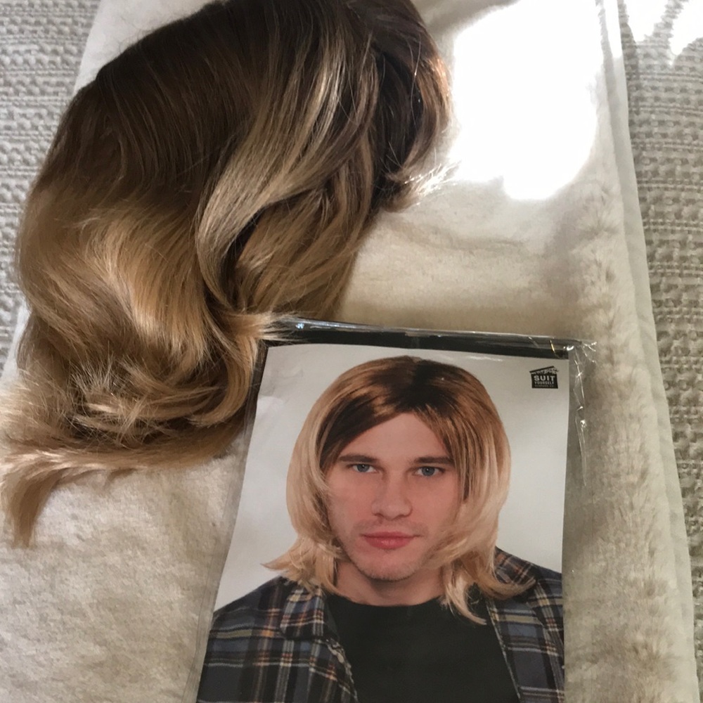 Adult 90’s Rock star wig